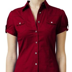 Buttoned Down Shirt - Red